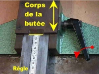 Rglage de la bute