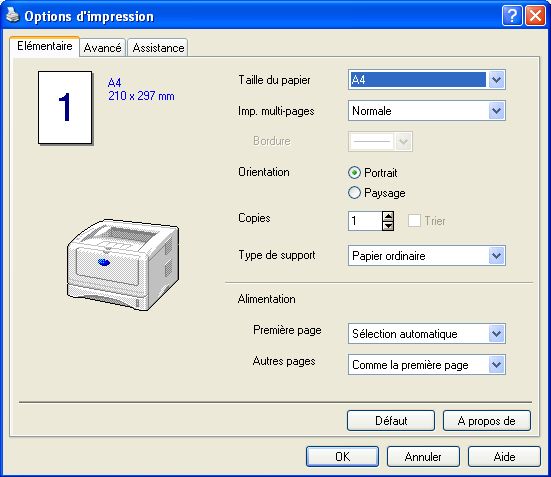 Exemple de fentre  renseigner.